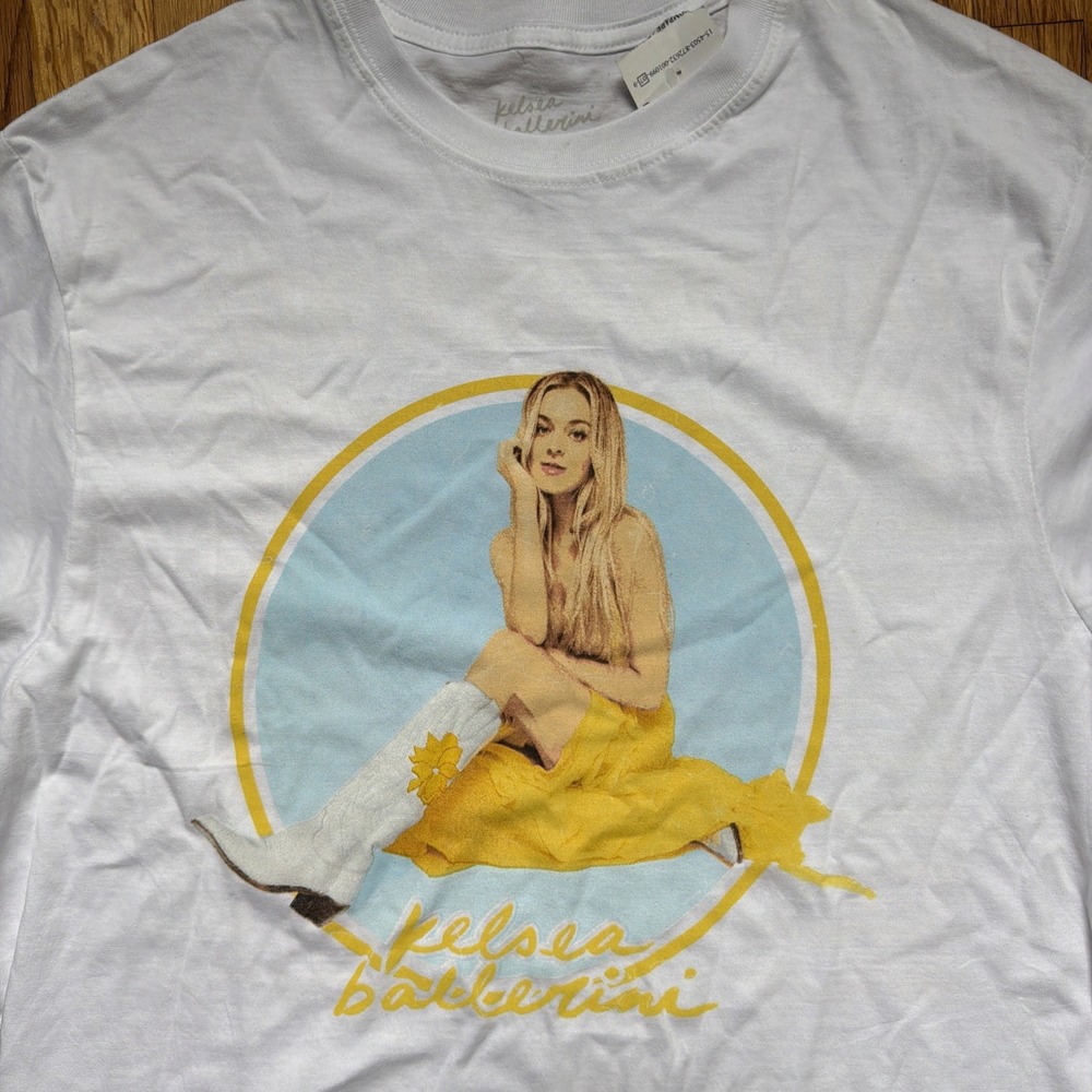 NWT Kelsea Ballerini Live On Tour 2023 White Concert T-Shirt Adult Size L